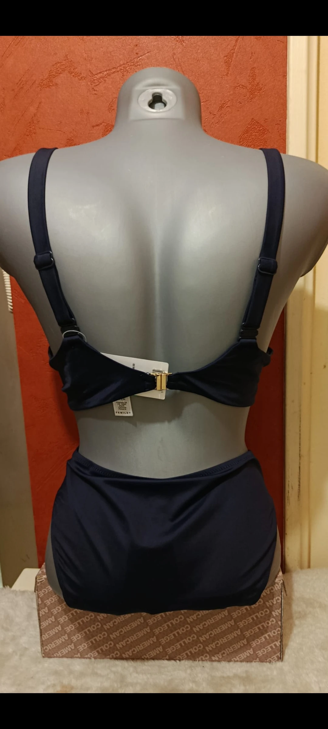 Chic navy blue femilet swimsuit by Chantelle 42 – photo 7